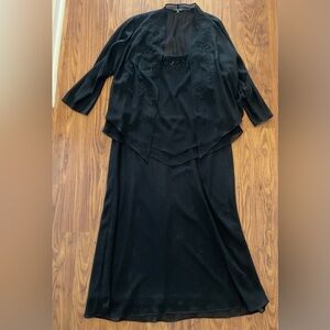 Dressbarn Black Long Sleeve Dress